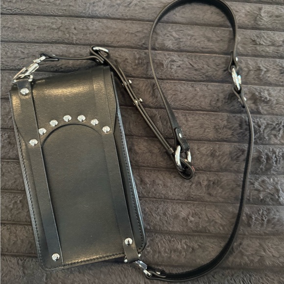 VIVIENNE WESTWOOD Black Mini Max Crossbody Bag